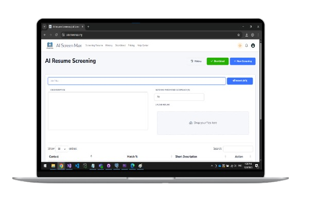 AI Screen Dashboard